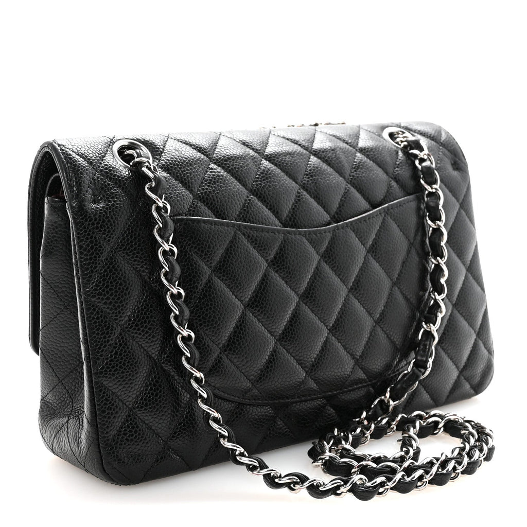 Chanel Caviar Quilted Medium Double Flap Black
