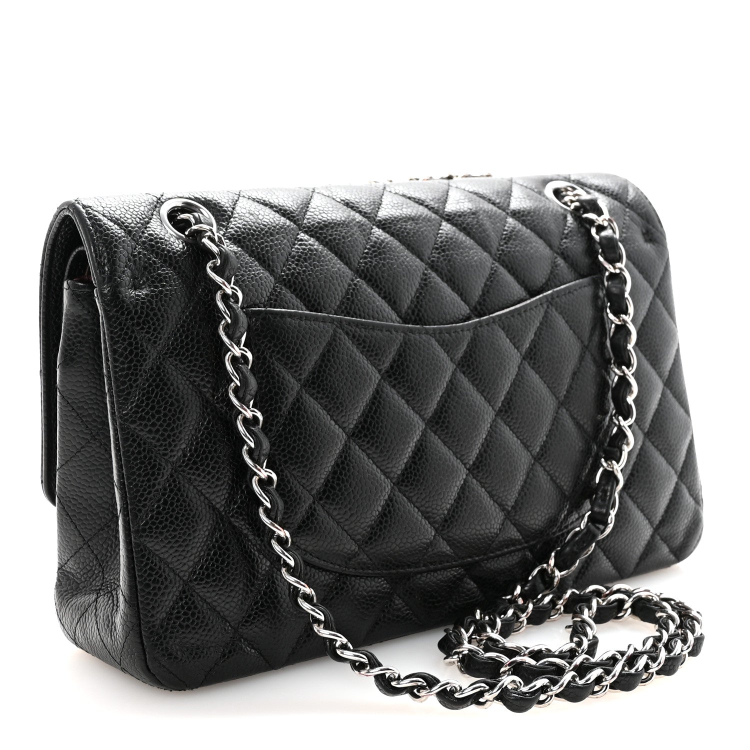 Chanel Caviar Quilted Medium Double Flap Black