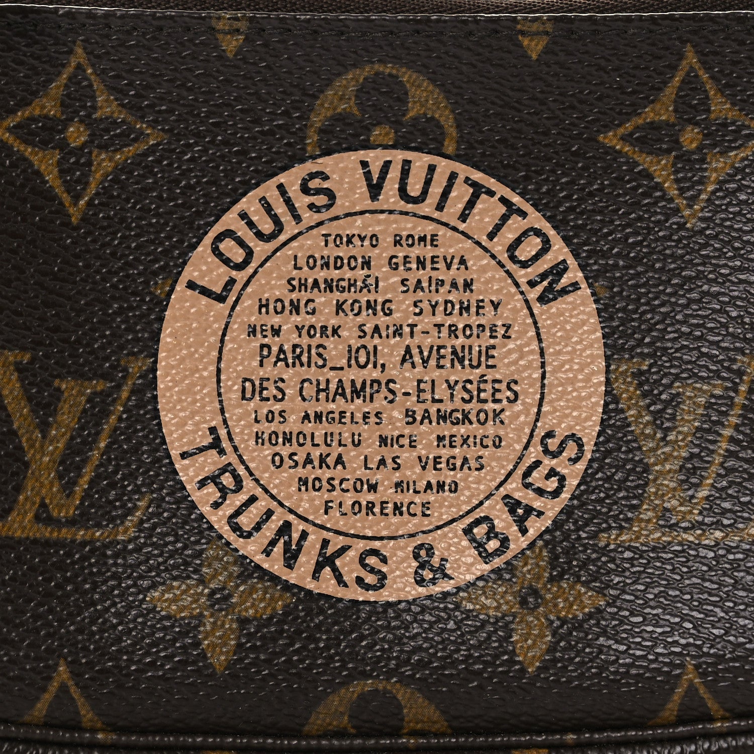 Louis Vuitton Monogram Complice Trunks and Bags Mini Pochette Accessories Beige