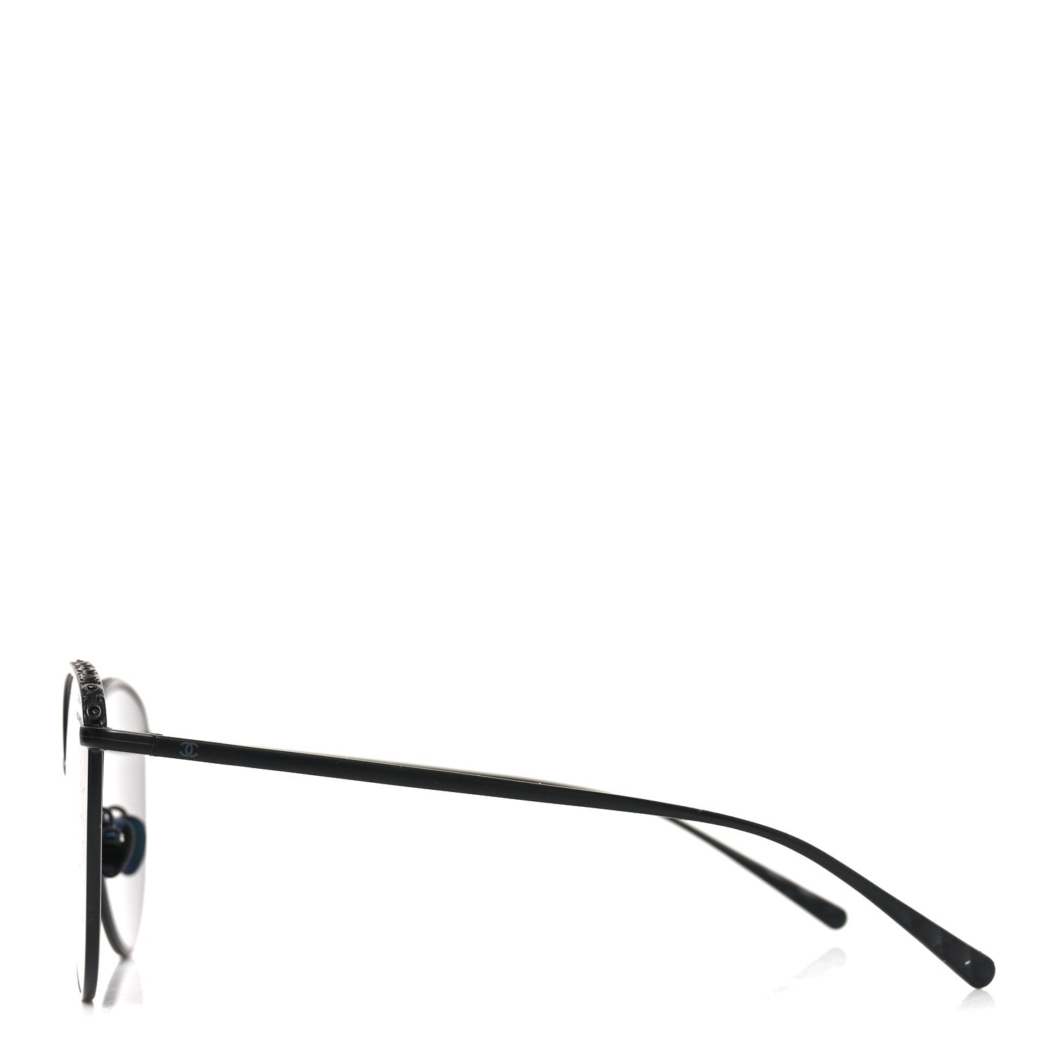 Metal Crystal Polarized Sunglasses 4258-B Black