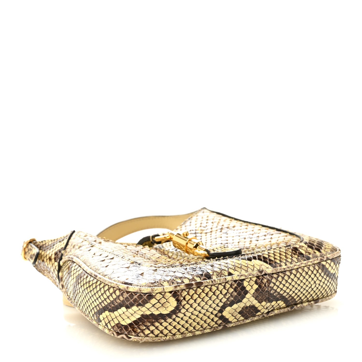 Gucci Snakeskin Mini Jackie 1961 Hobo Beige