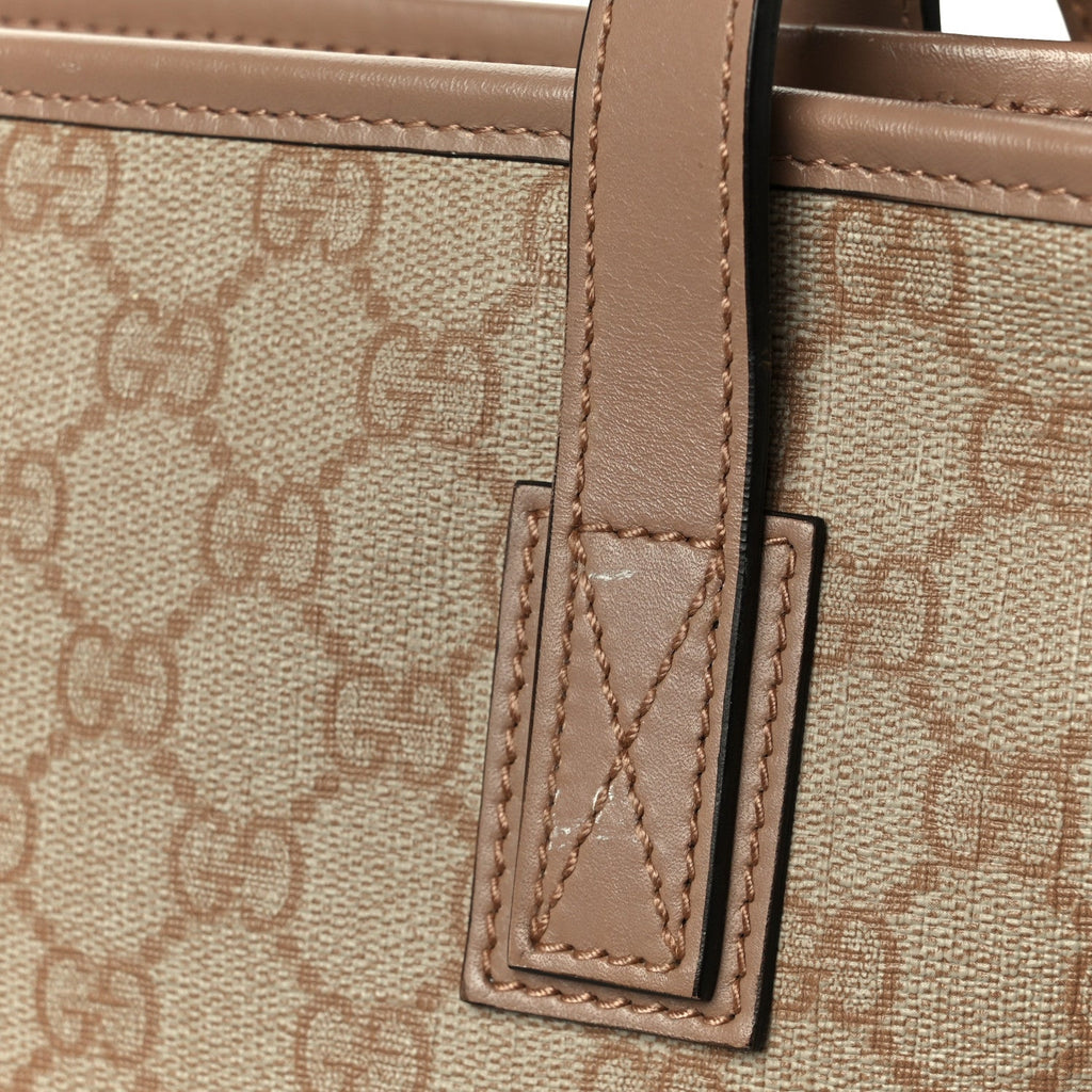 Gucci GG Supreme Monogram Small Joy Tote Porcelain Rose