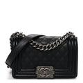 Chanel Caviar Quilted Small Boy Flap Black