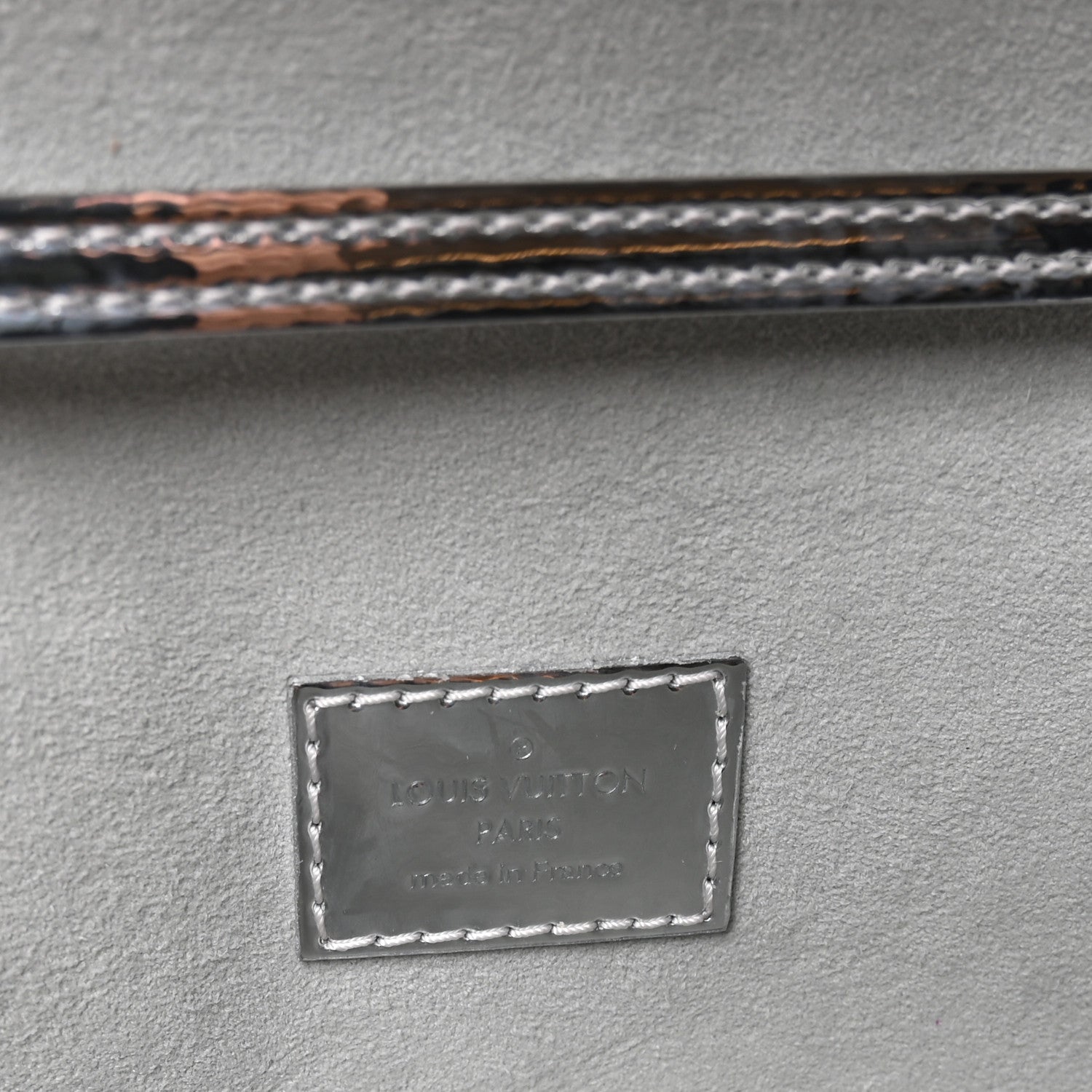 Louis Vuitton Monogram Miroir Pochette Twin Silver