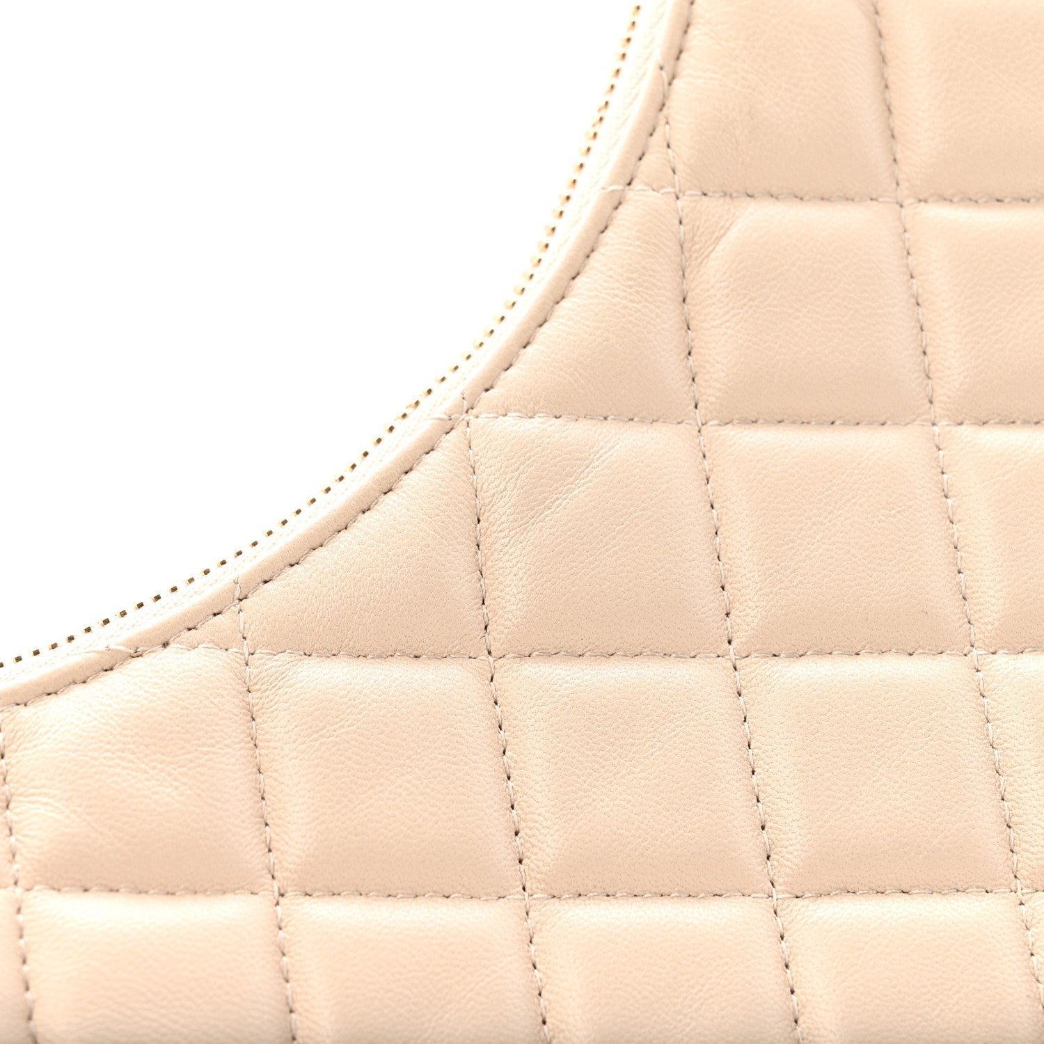 Chanel Lambskin Quilted Small Hobo Bag Light Beige