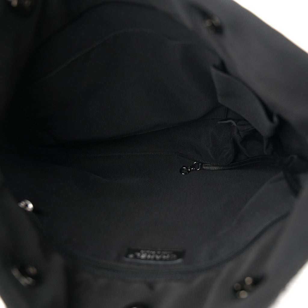 Chanel Tweed Patchwork Tote Black