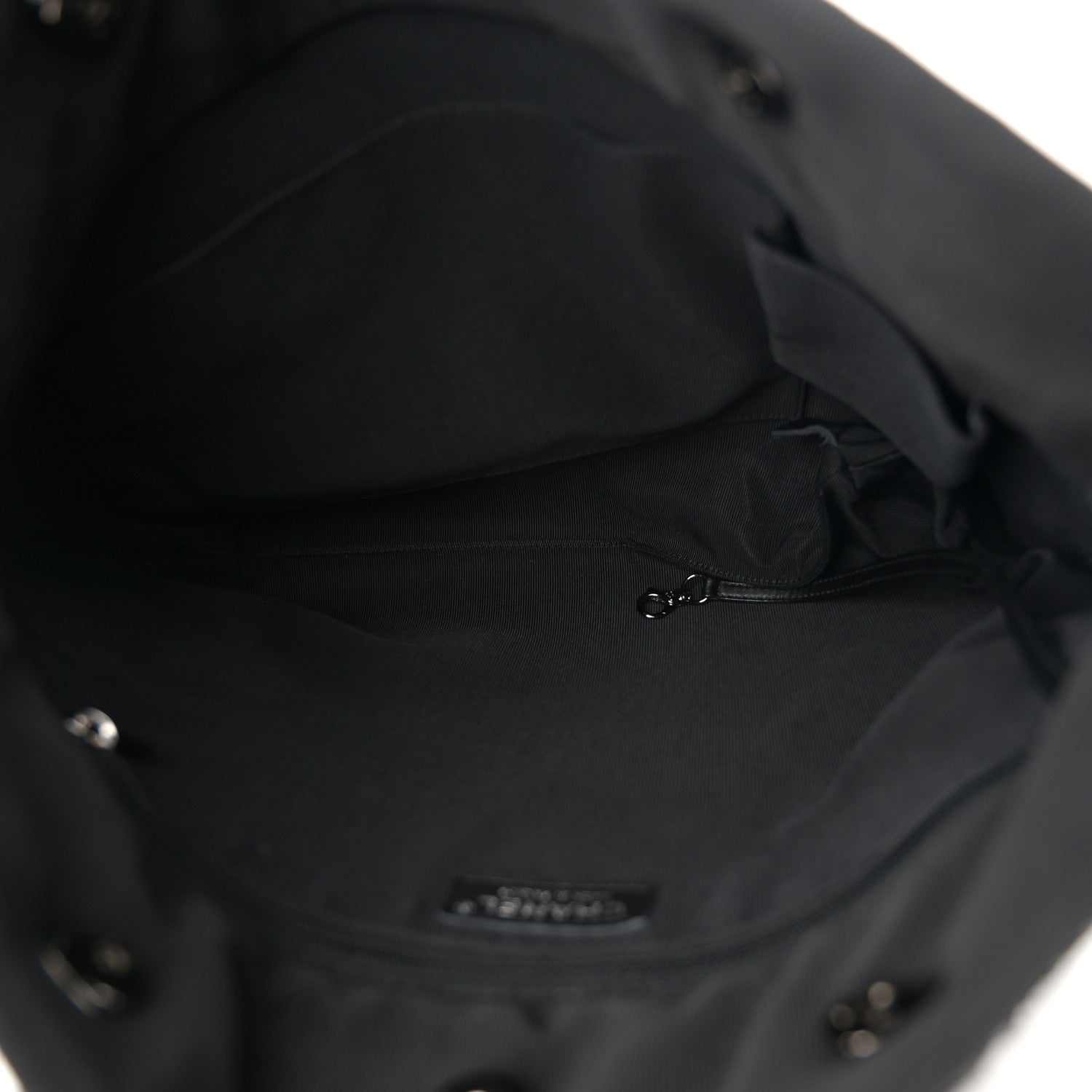 Chanel Tweed Patchwork Tote Black