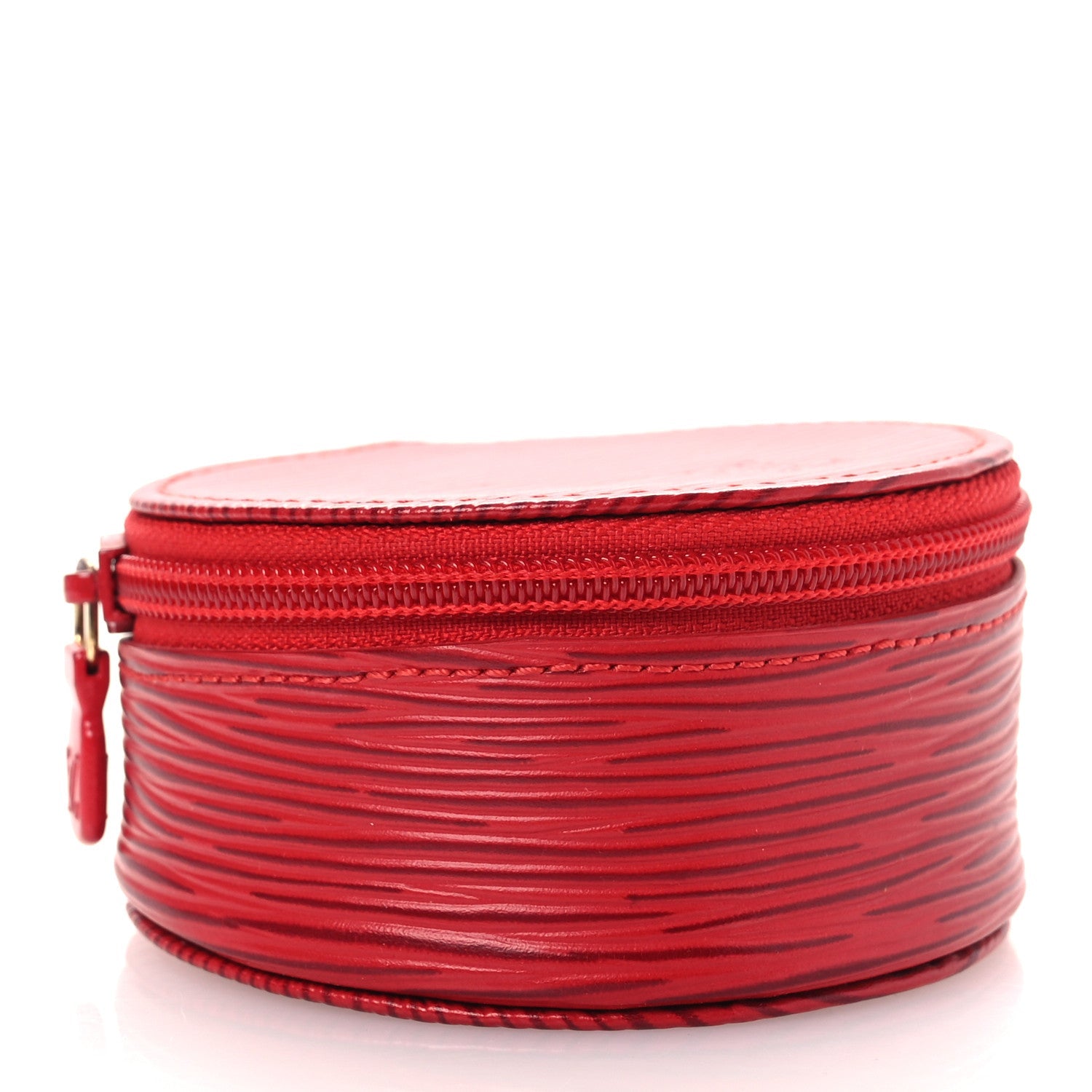Louis Vuitton Epi Ecrin Bijoux 8cm Jewelry Box Case Castillan Red
