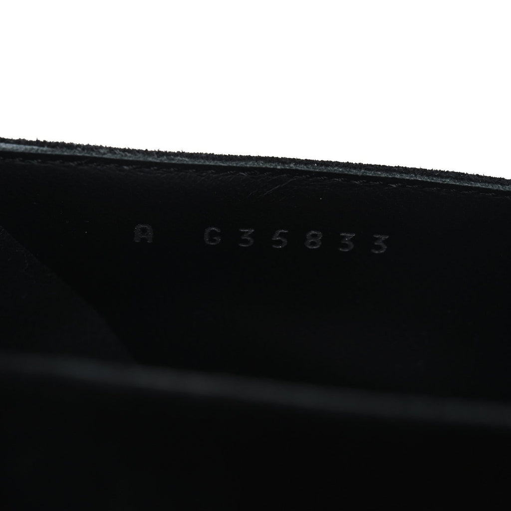 Chanel Suede Calfskin Grosgrain Crystal Star Mocassin Loafers 38 Black