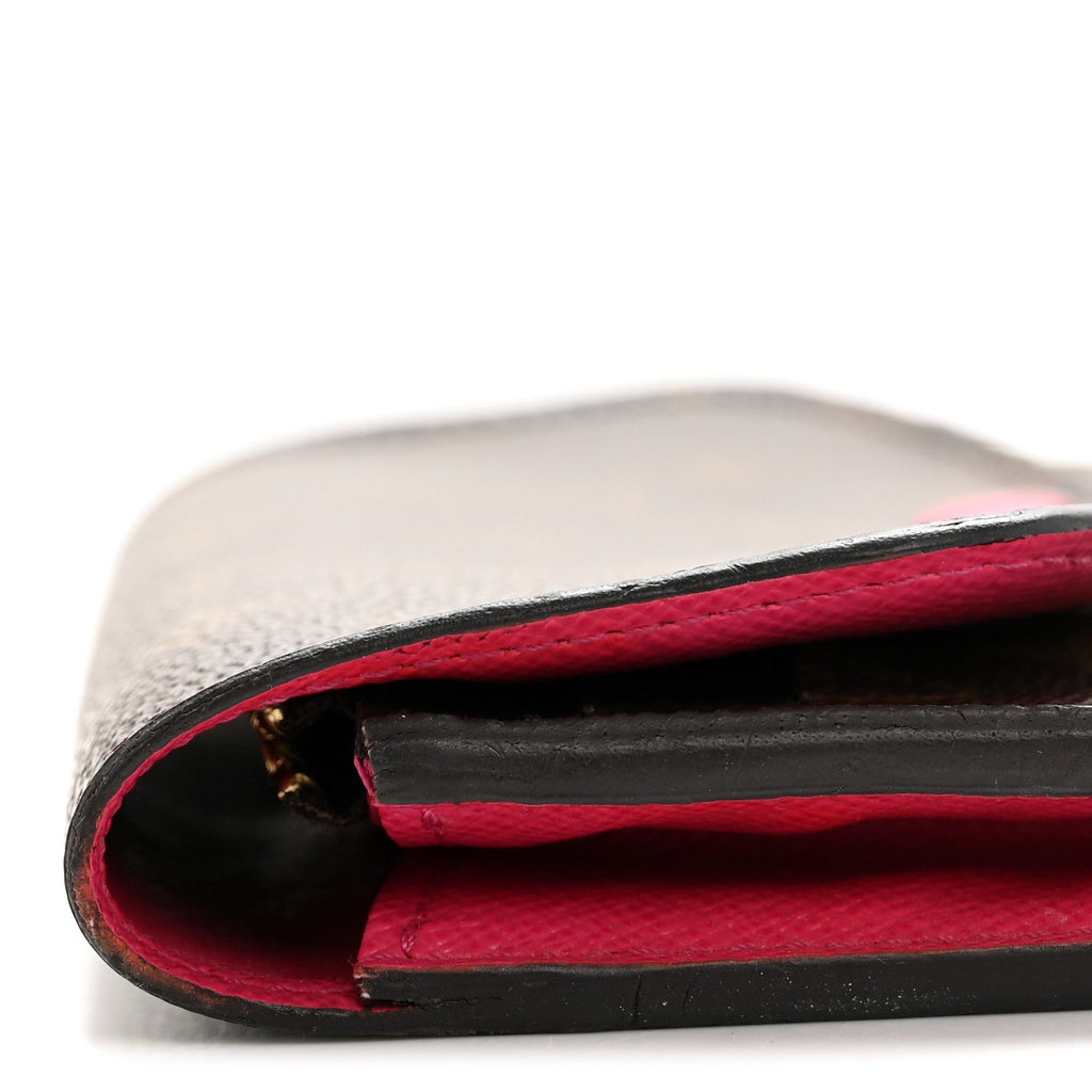 Louis Vuitton Monogram Emilie Wallet Fuchsia