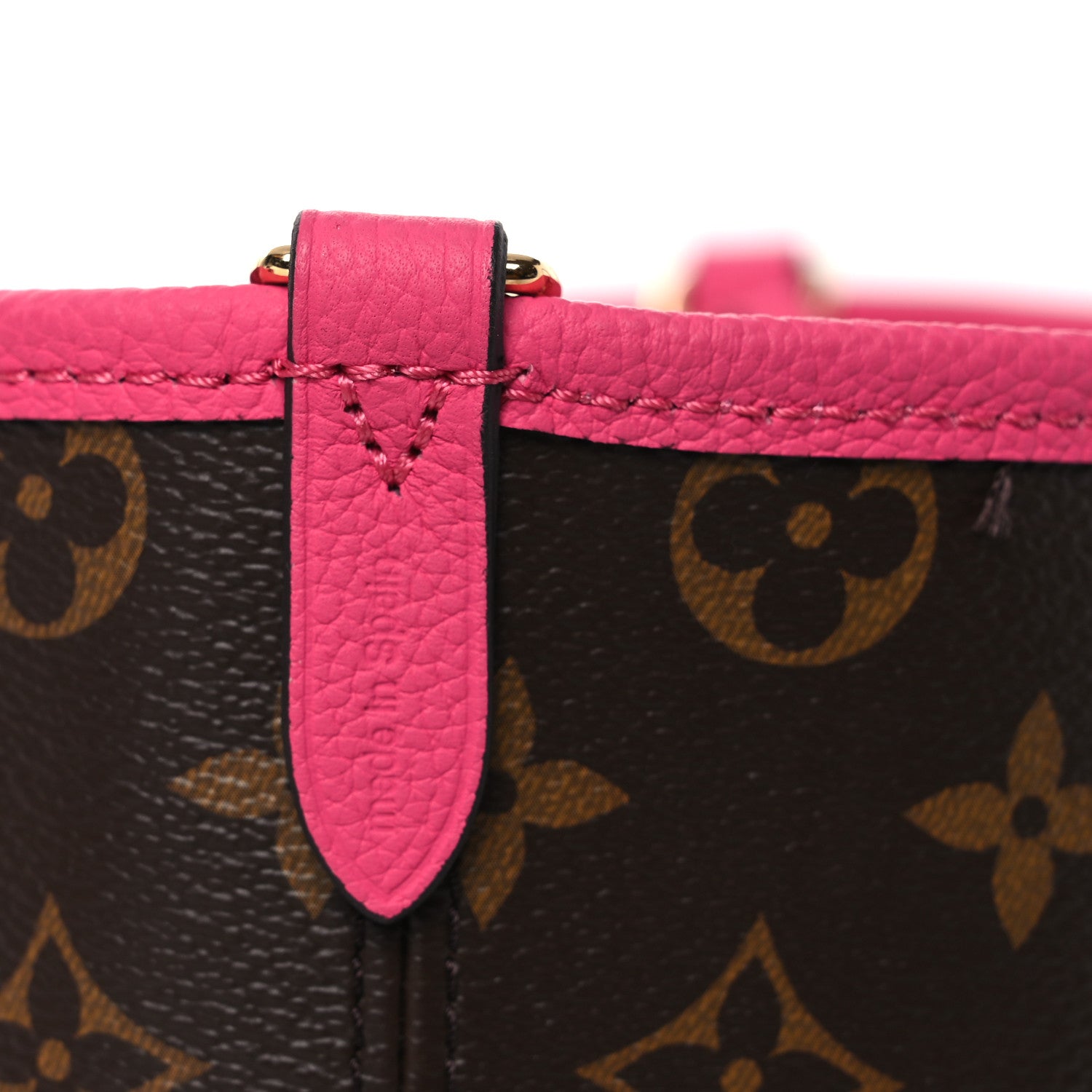 Louis Vuitton Monogram Neverfull Inside Out Bandouliere BB Rose Pondichery