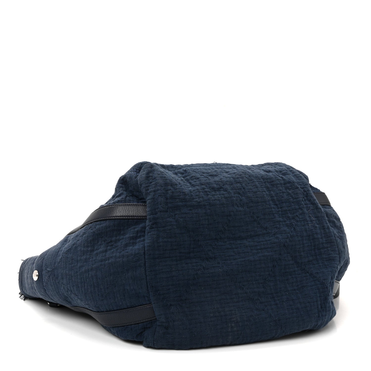 Chanel Canvas Small Double Face Tote Navy