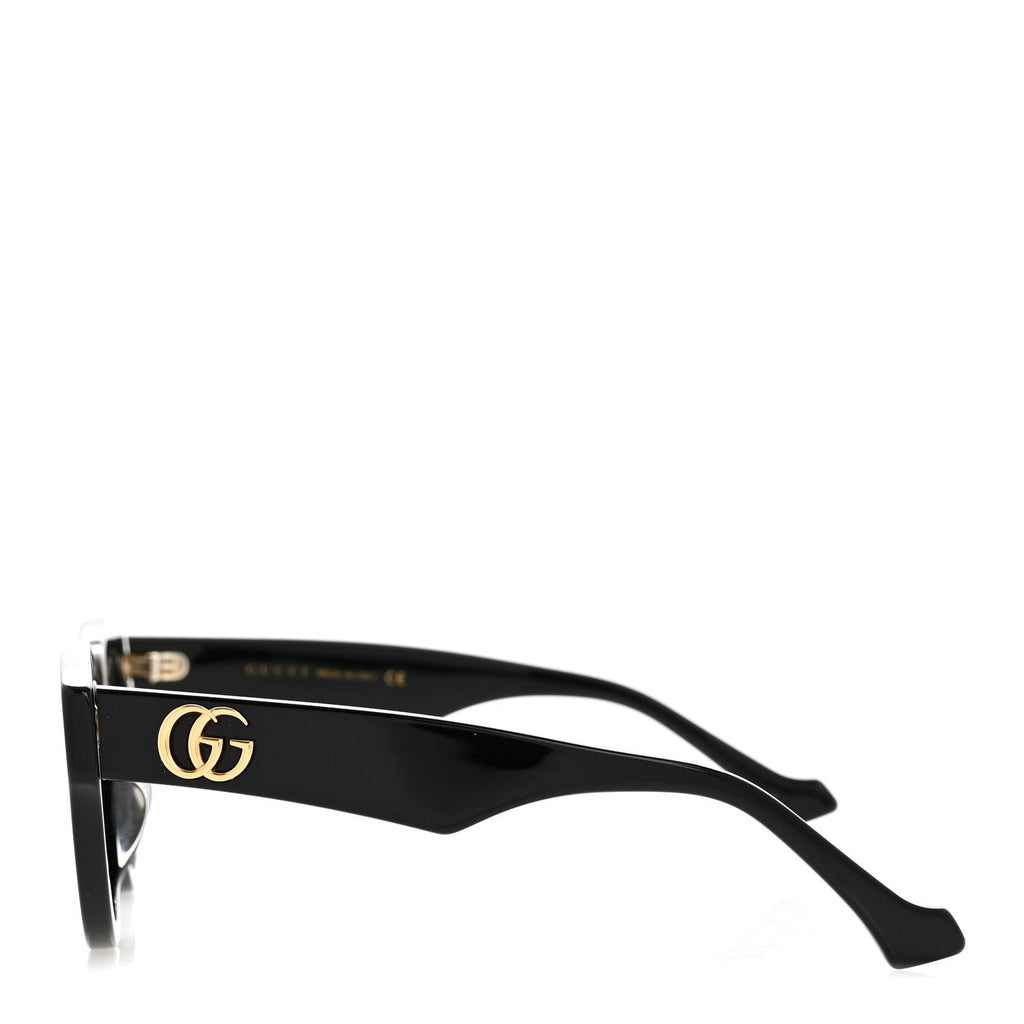 Gucci Acetate Cat Eye Sunglasses GG0957S Black