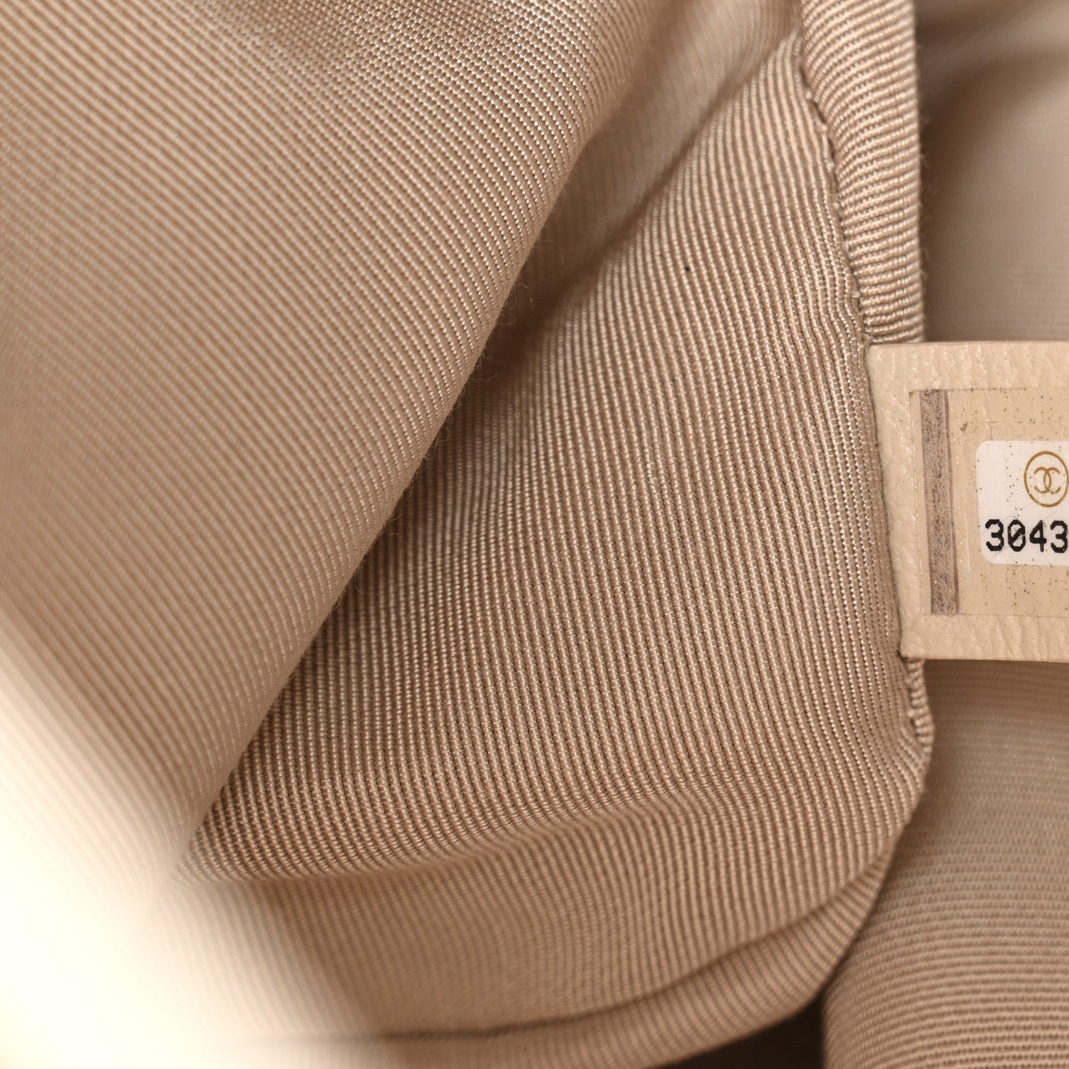 Chanel Goatskin Quilted Maxi Chanel 19 Flap Beige