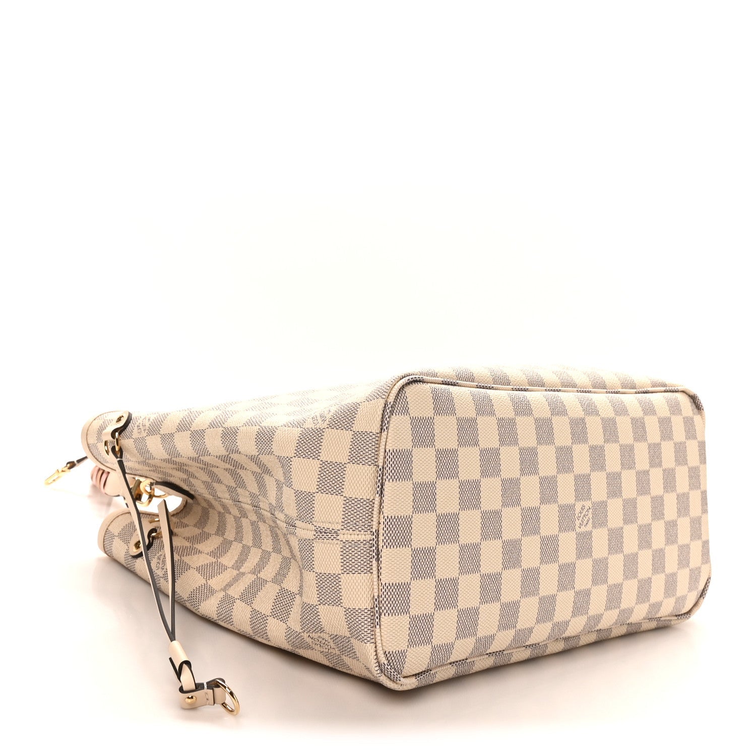 Louis Vuitton Damier Azur Braided Neverfull MM Pink