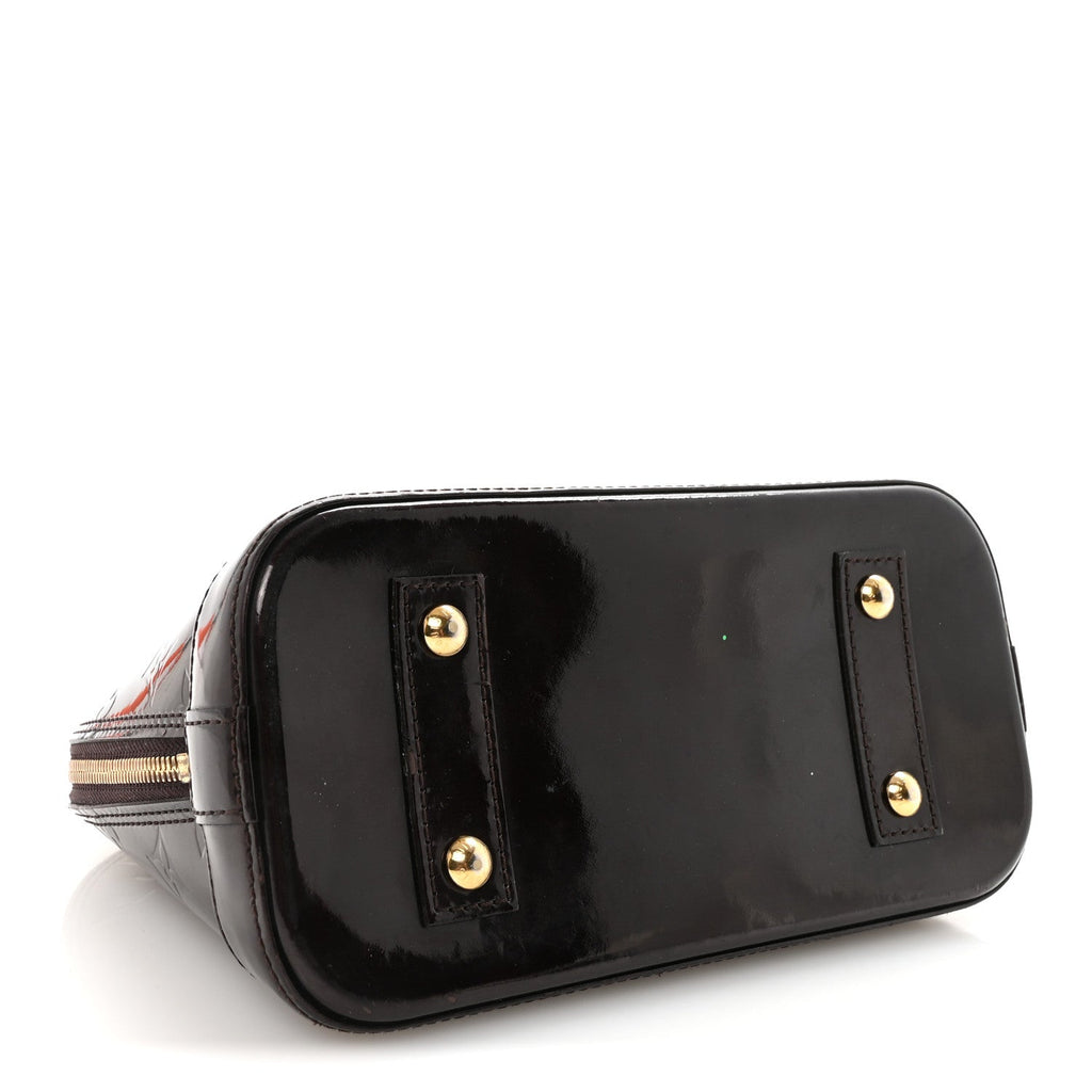 Louis Vuitton Vernis Alma BB Amarante