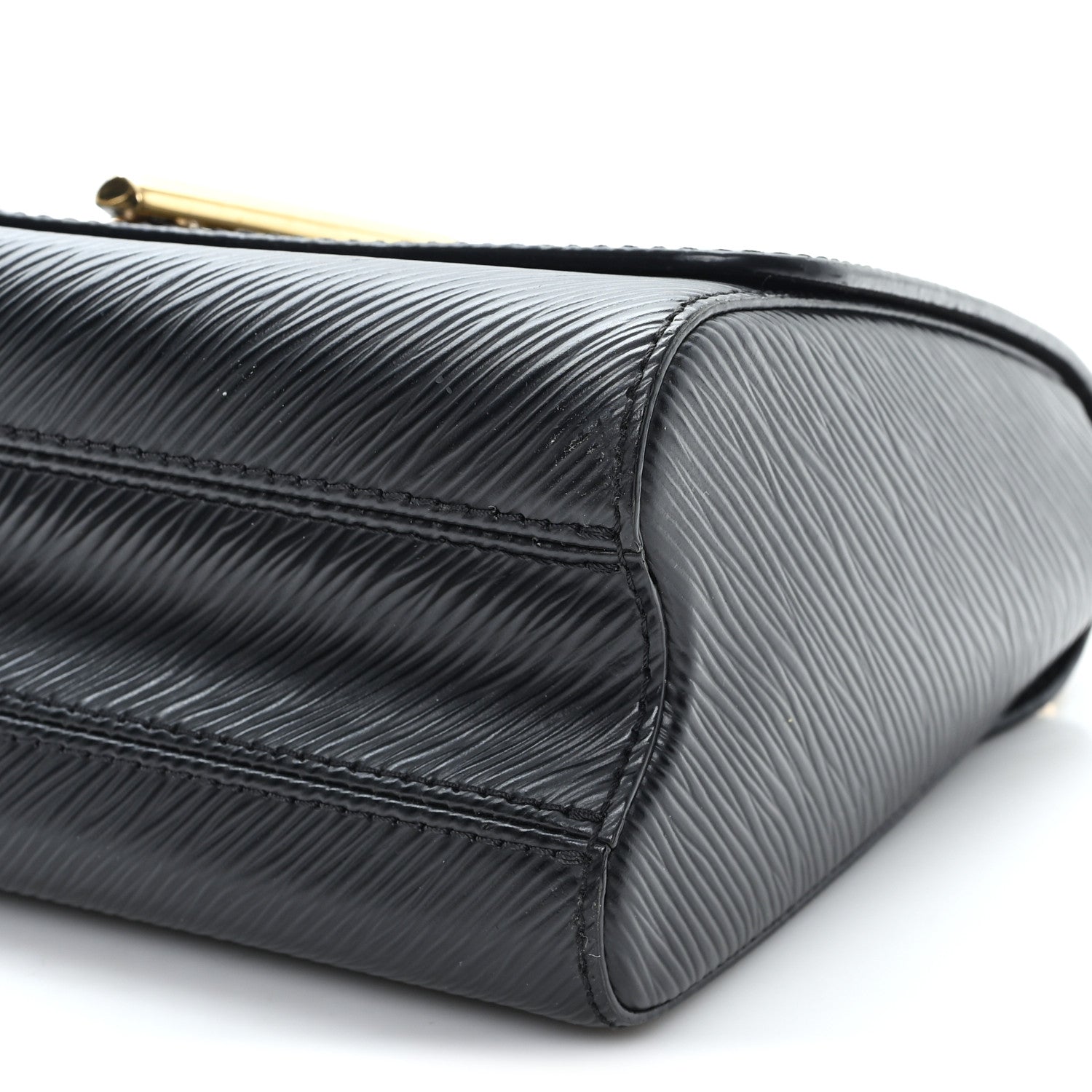 Louis Vuitton Epi Twist Braided Strap Shoulder Bag MM Black
