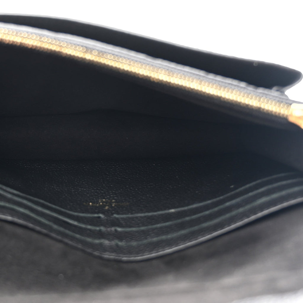 Louis Vuitton Empreinte Vavin Chain Wallet Black