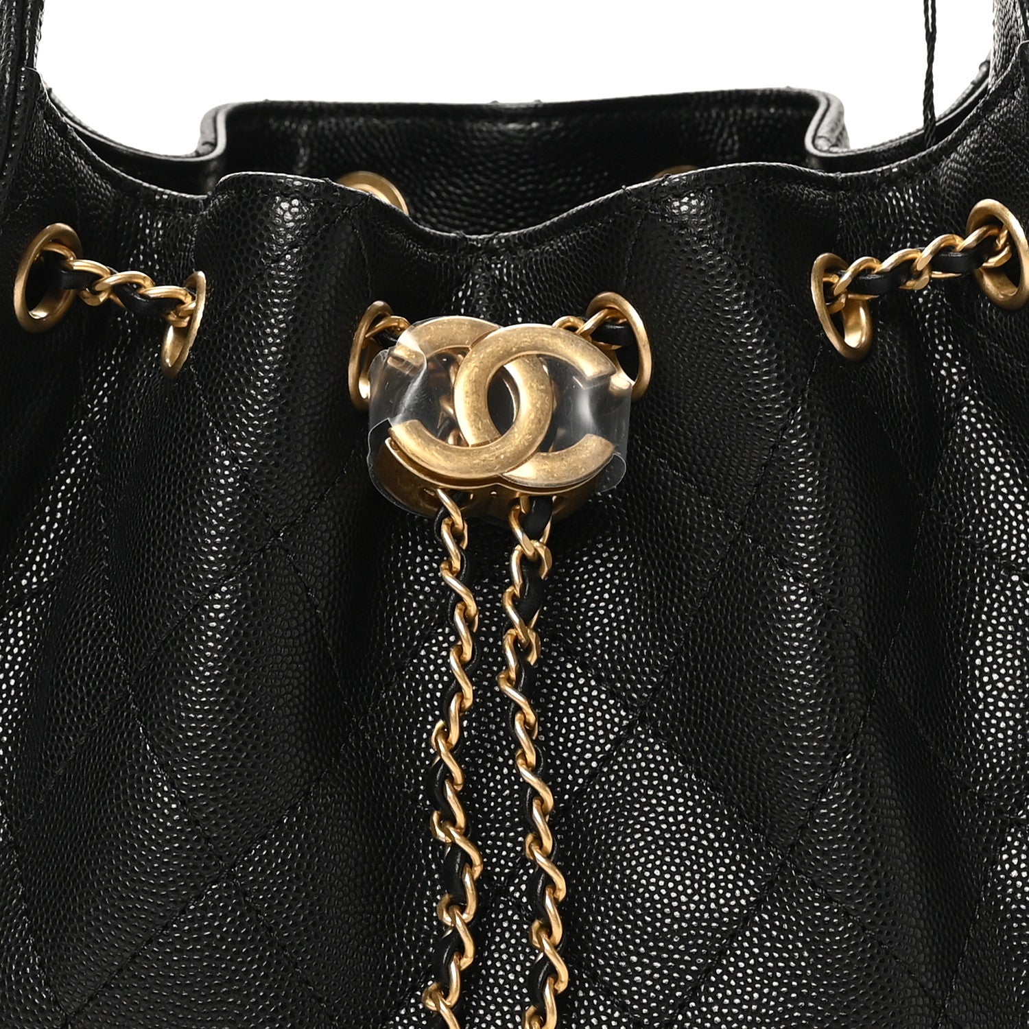Chanel Caviar Quilted Mini Chanel 25 Handbag Black