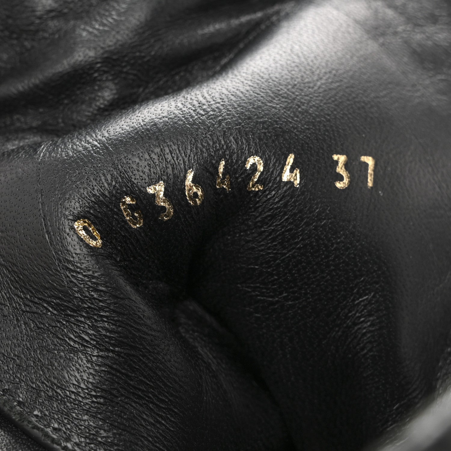 Chanel Shiny Goatskin Calfskin Quilted Lace Up Combat Boots 37 Black