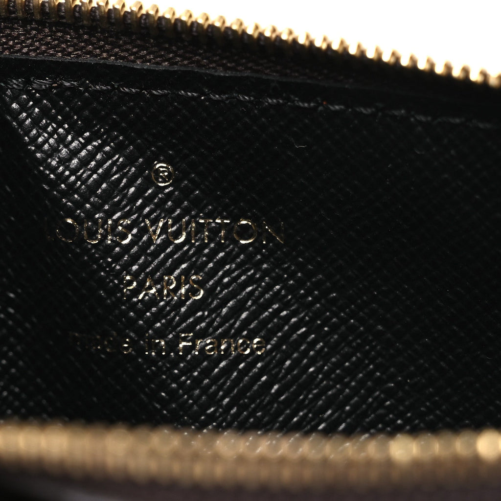 Louis Vuitton Monogram Recto Verso Card Holder Black