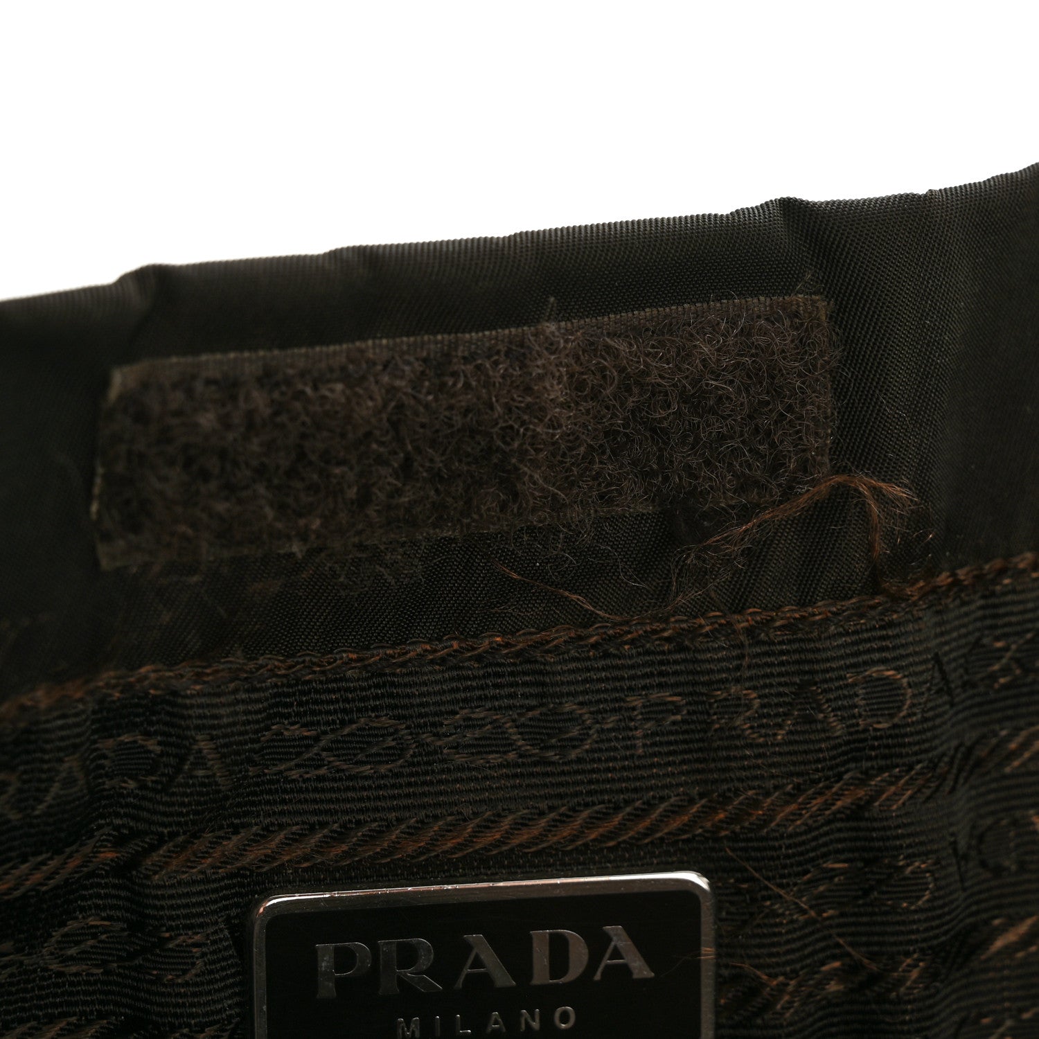 Prada Tessuto Nylon Shopping Tote Bruciato