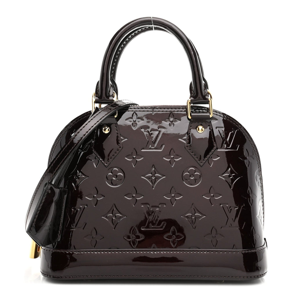 Louis Vuitton Vernis Alma BB Amarante