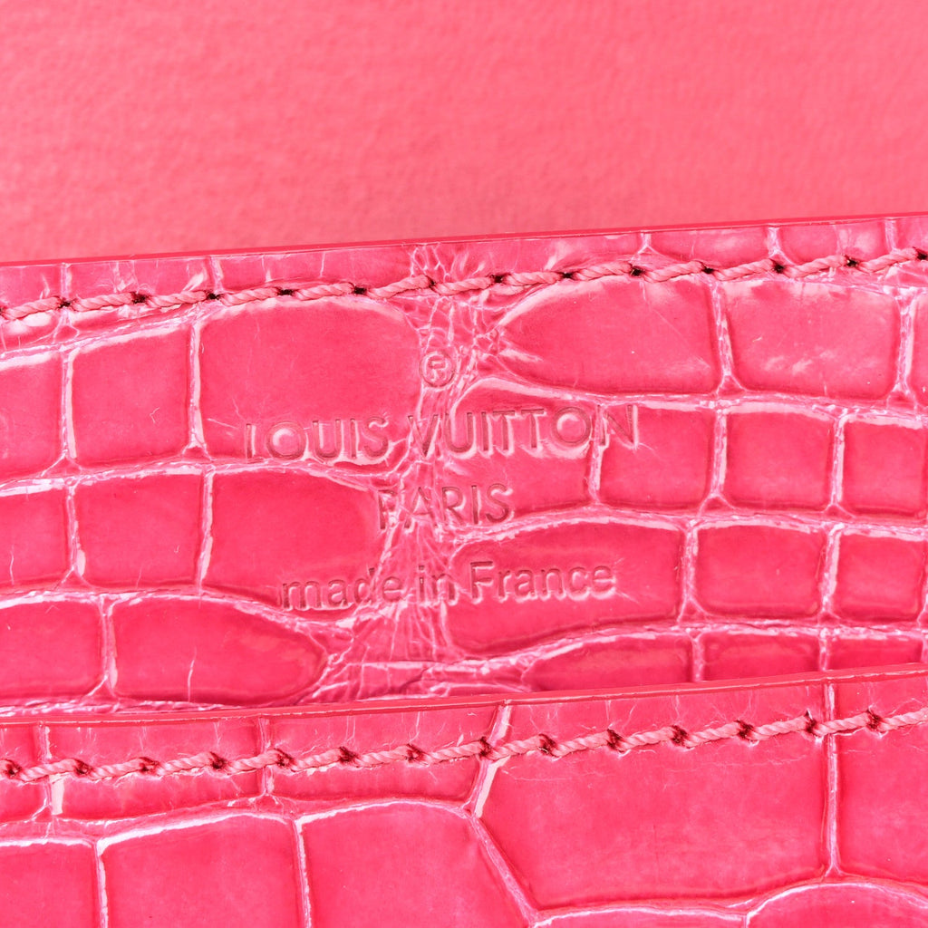 Louis Vuitton Alligator Chain Louise GM