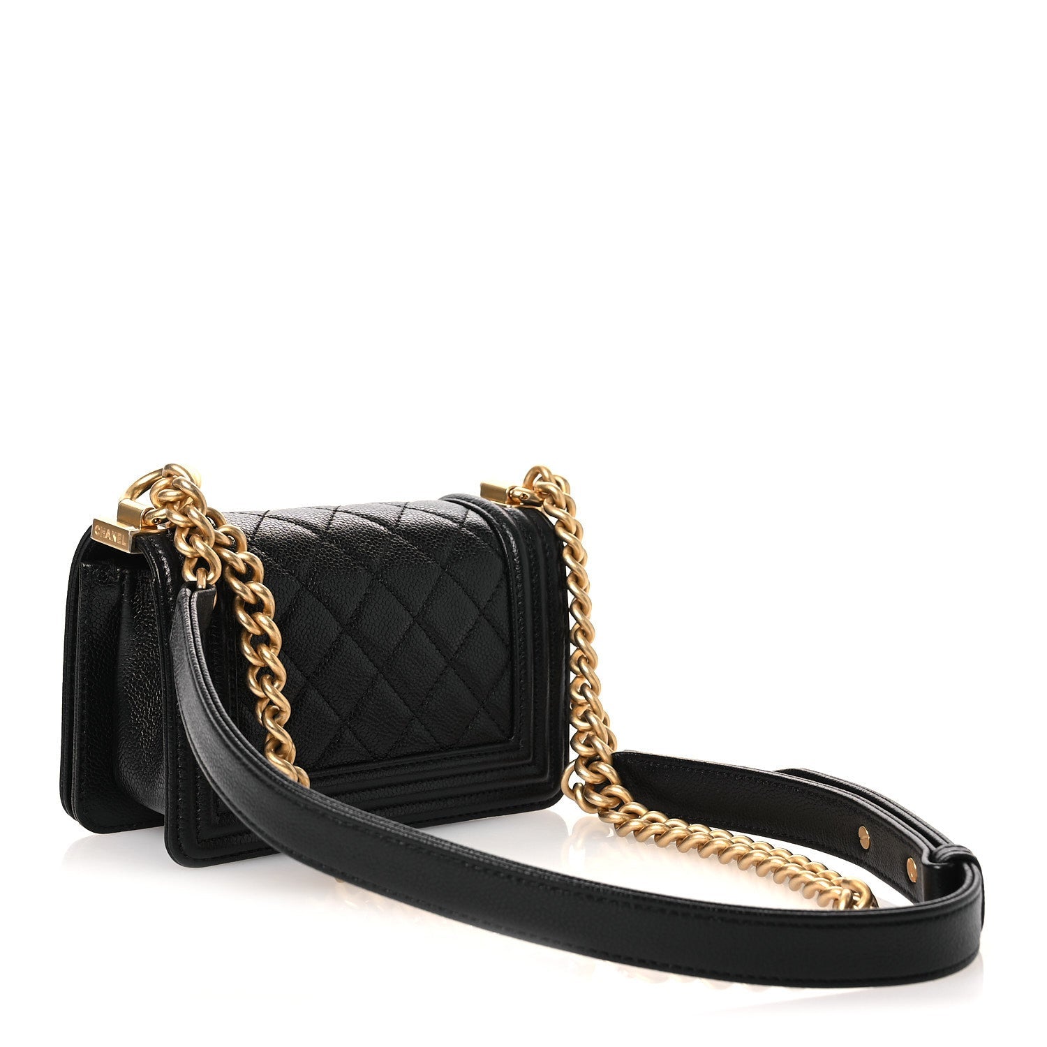 Chanel Caviar Quilted Mini Boy Flap Black