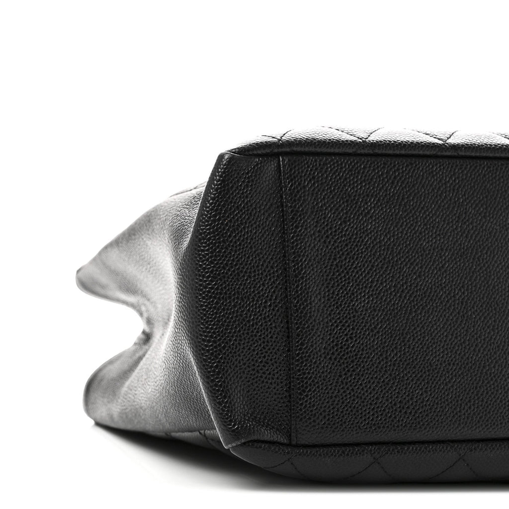 Chanel Caviar Quilted Grand Shopping Tote GST Black