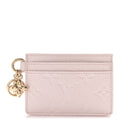 Louis Vuitton Empreinte Monogram LV Charms Card Holder Snowy Pearl