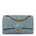 Chanel Denim Quilted 2.55 Reissue 226 Flap Light Blue