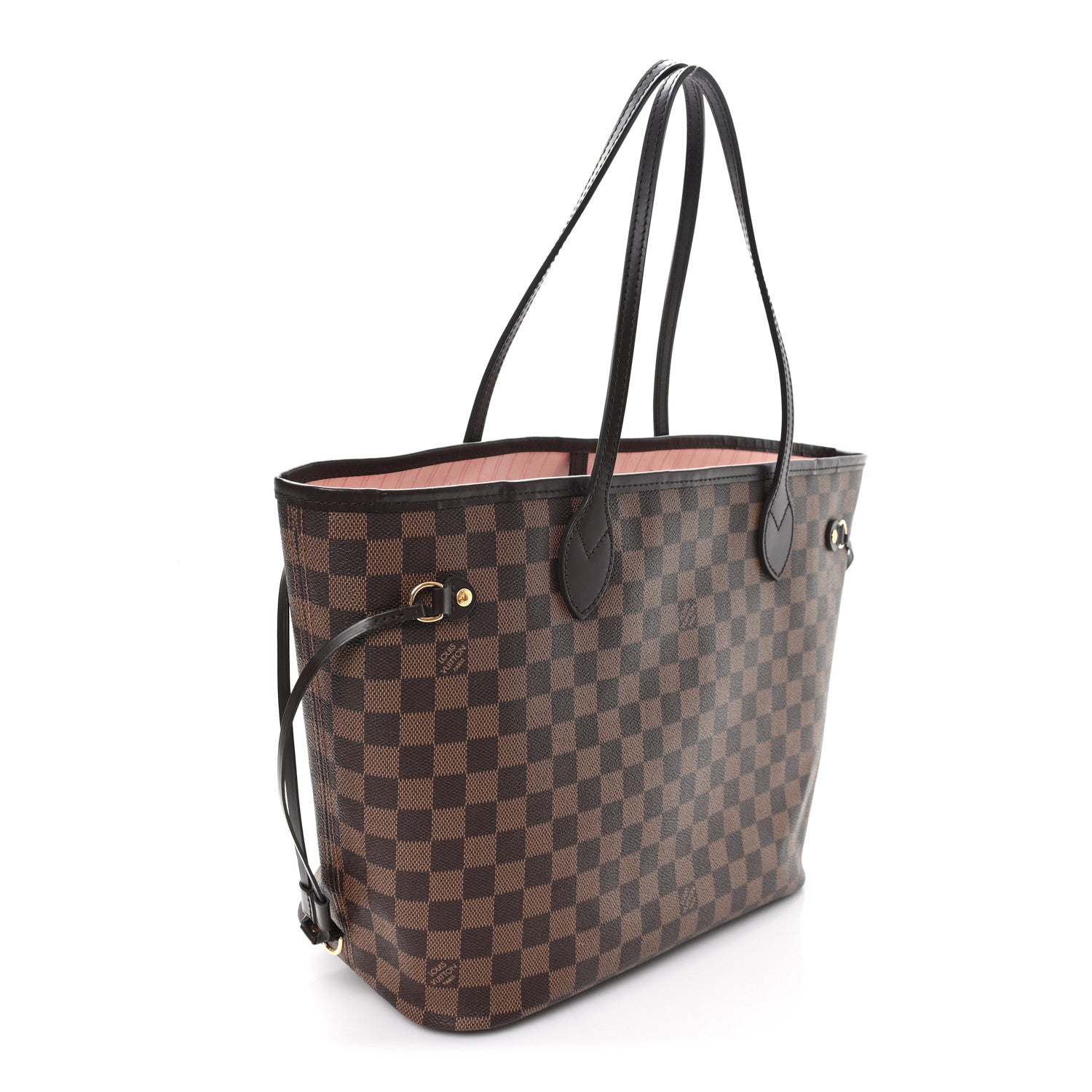 Louis Vuitton Damier Ebene Neo Neverfull MM Rose Ballerine