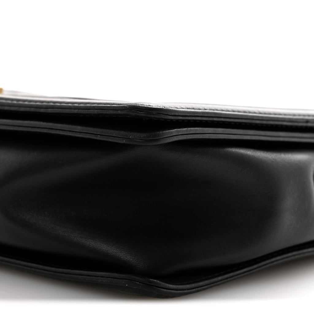 Chanel Lambskin Quilted Large Boy Flap Black