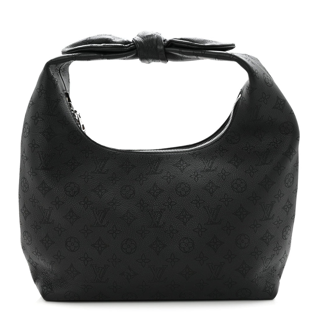 Louis Vuitton Mahina Why Knot MM Black