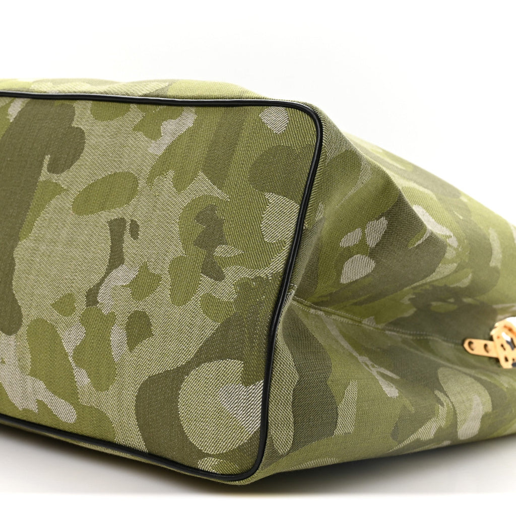 Louis Vuitton LV X TM Washed Denim Artycapucines Camouflage XXXL Khaki