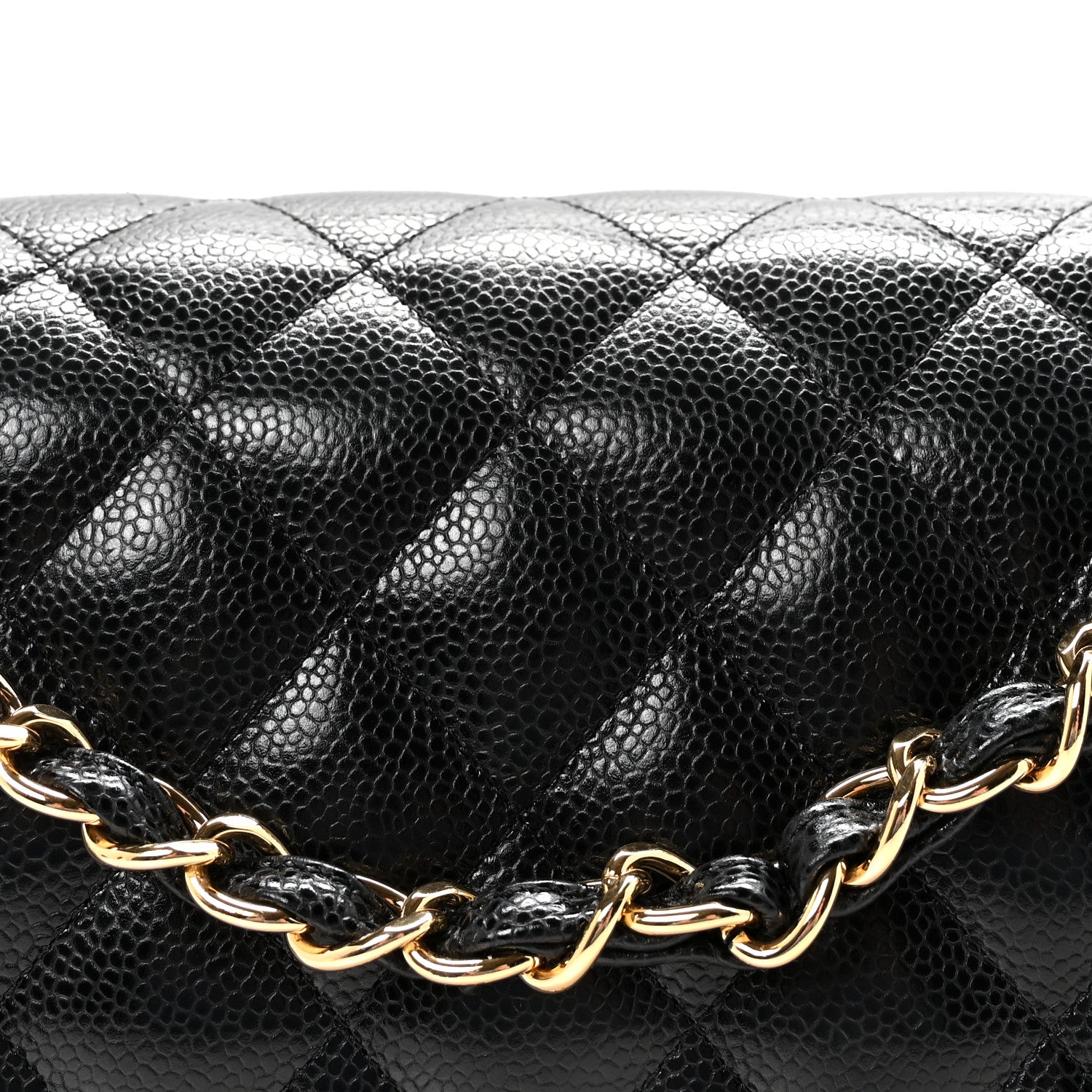 Chanel Caviar Quilted Jumbo Double Flap Black