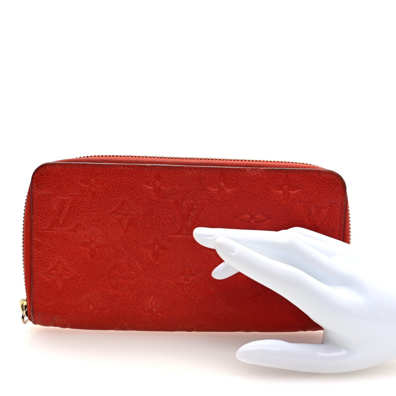 Louis Vuitton Empreinte Zippy Wallet Cherry