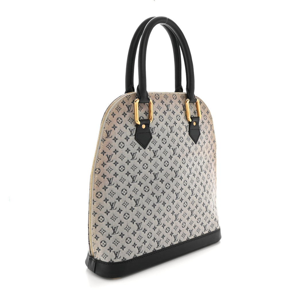 Louis Vuitton Mini Monogram Alma Haut Tote Blue