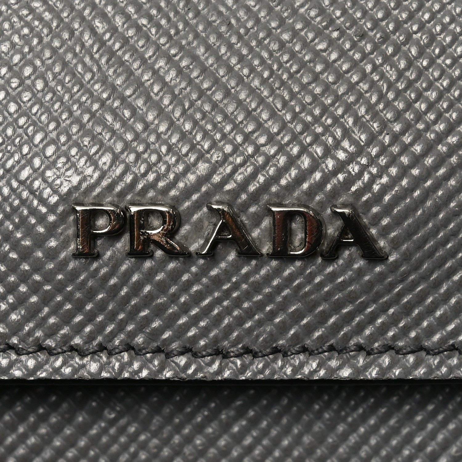 Prada Saffiano Cuir Convertible Top Handle Tote Marmo