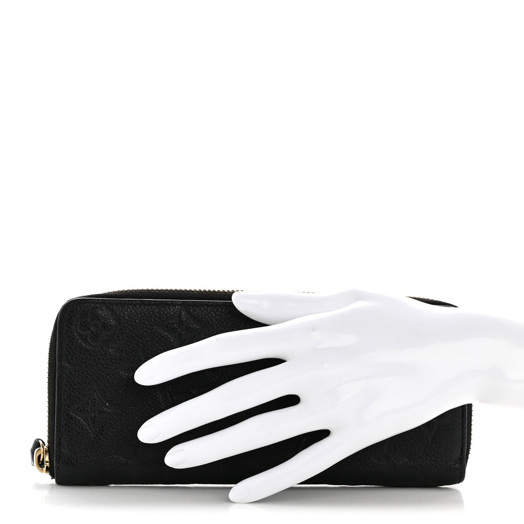 Louis Vuitton Empreinte Clemence Wallet Black