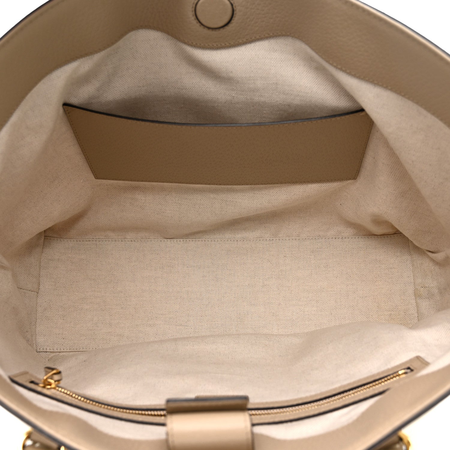 Gucci GG Supreme Monogram Textured Dollar Calfskin Web Medium Ophidia Shopping Tote Beige Mystic White Oatmeal