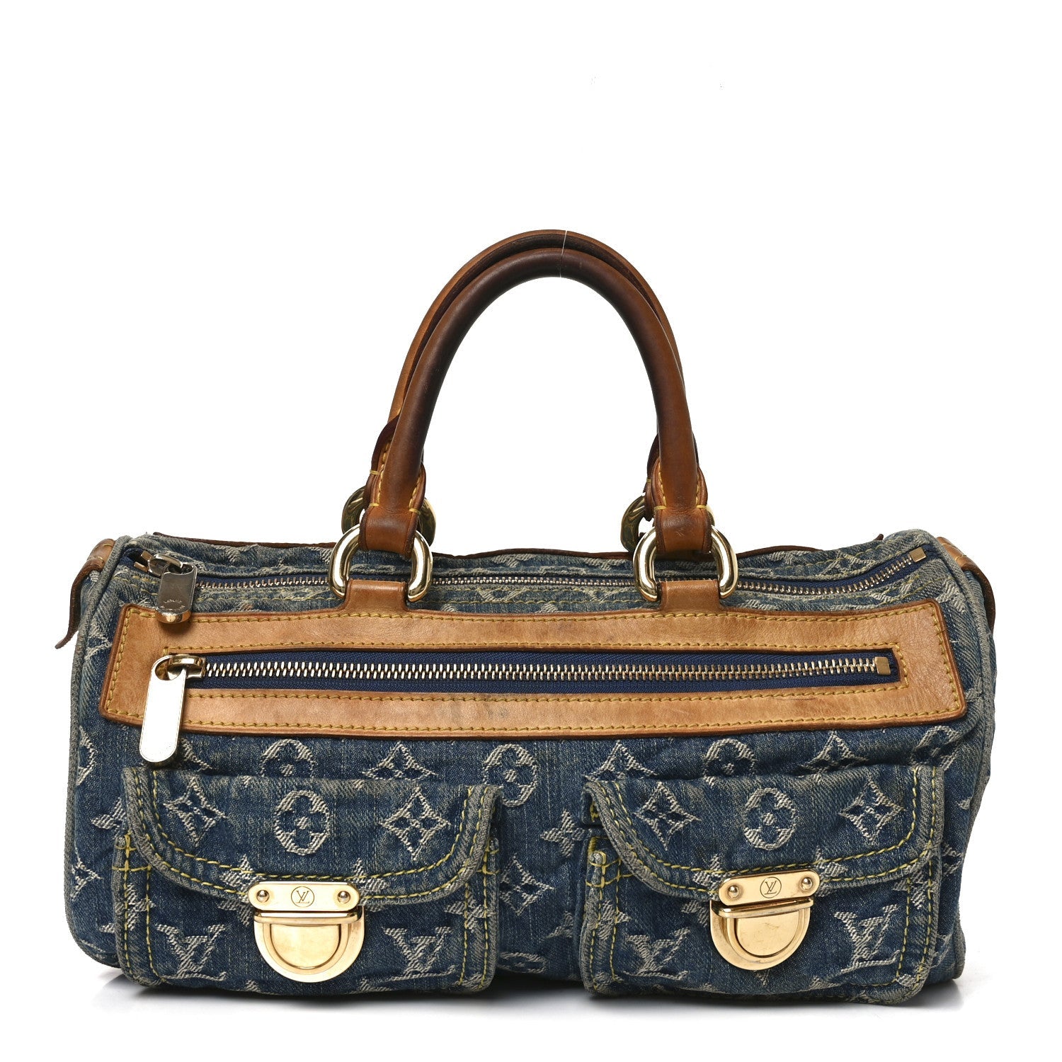 Louis Vuitton Monogram Denim Neo Speedy Blue