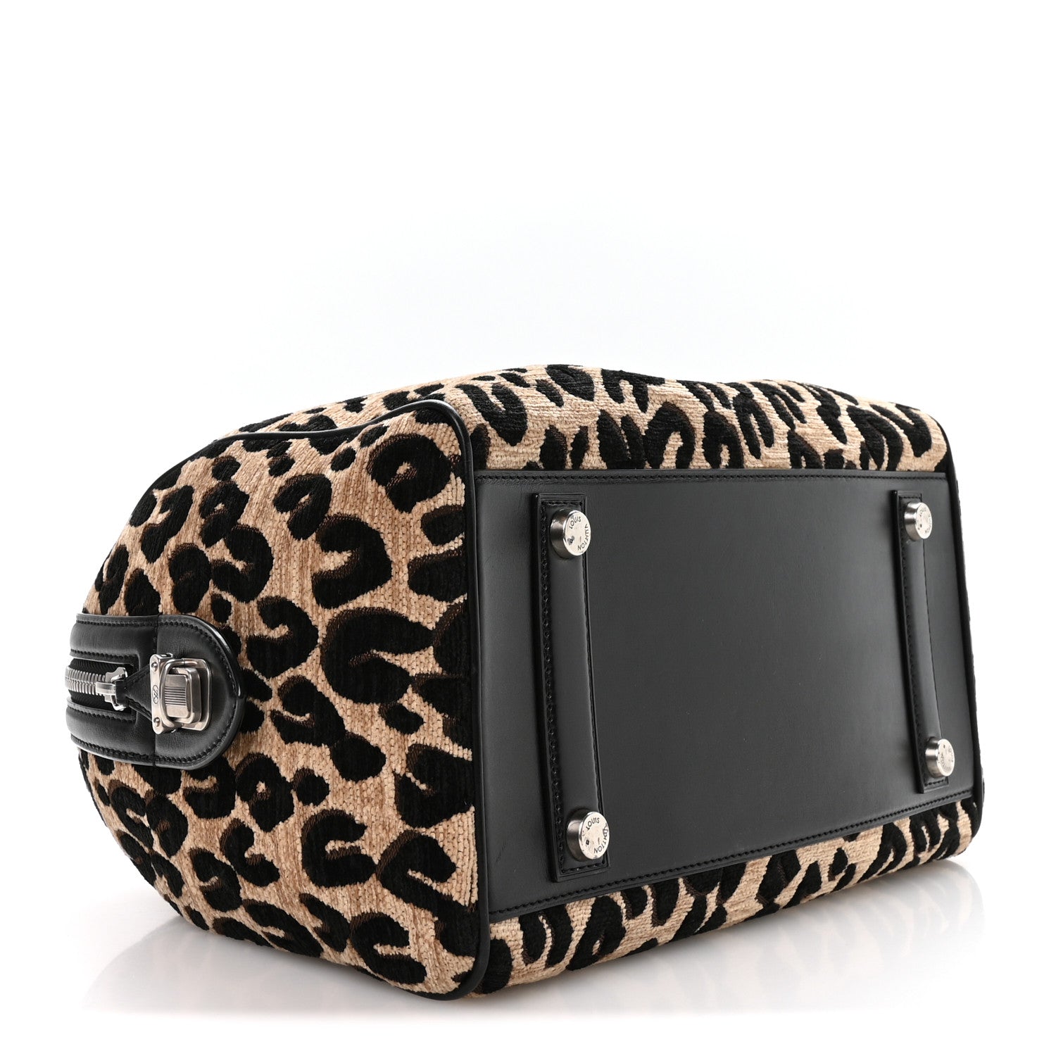 Louis Vuitton Jacquard Velvet Leopard Print Stephen Sprouse Speedy