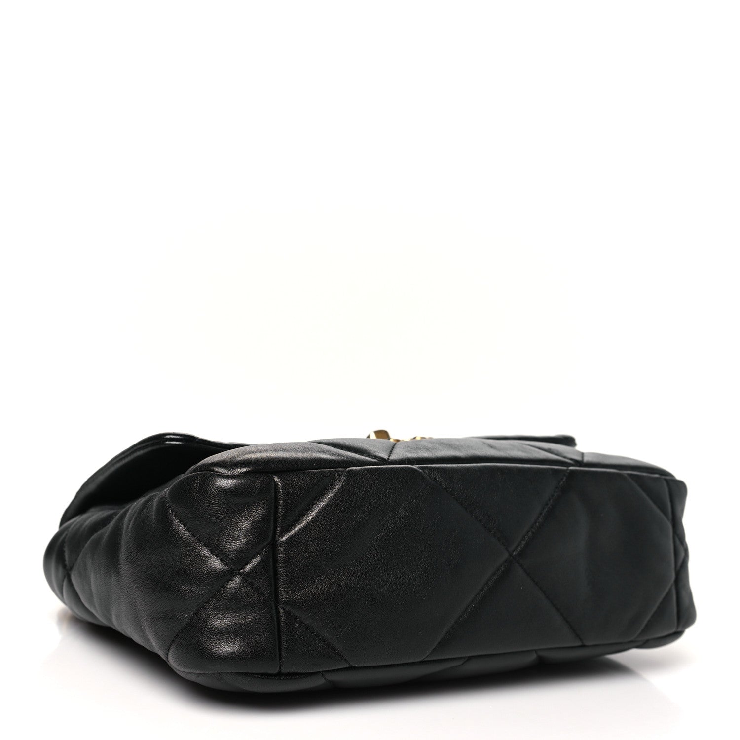 Chanel Lambskin Quilted Medium Chanel 19 Flap Black