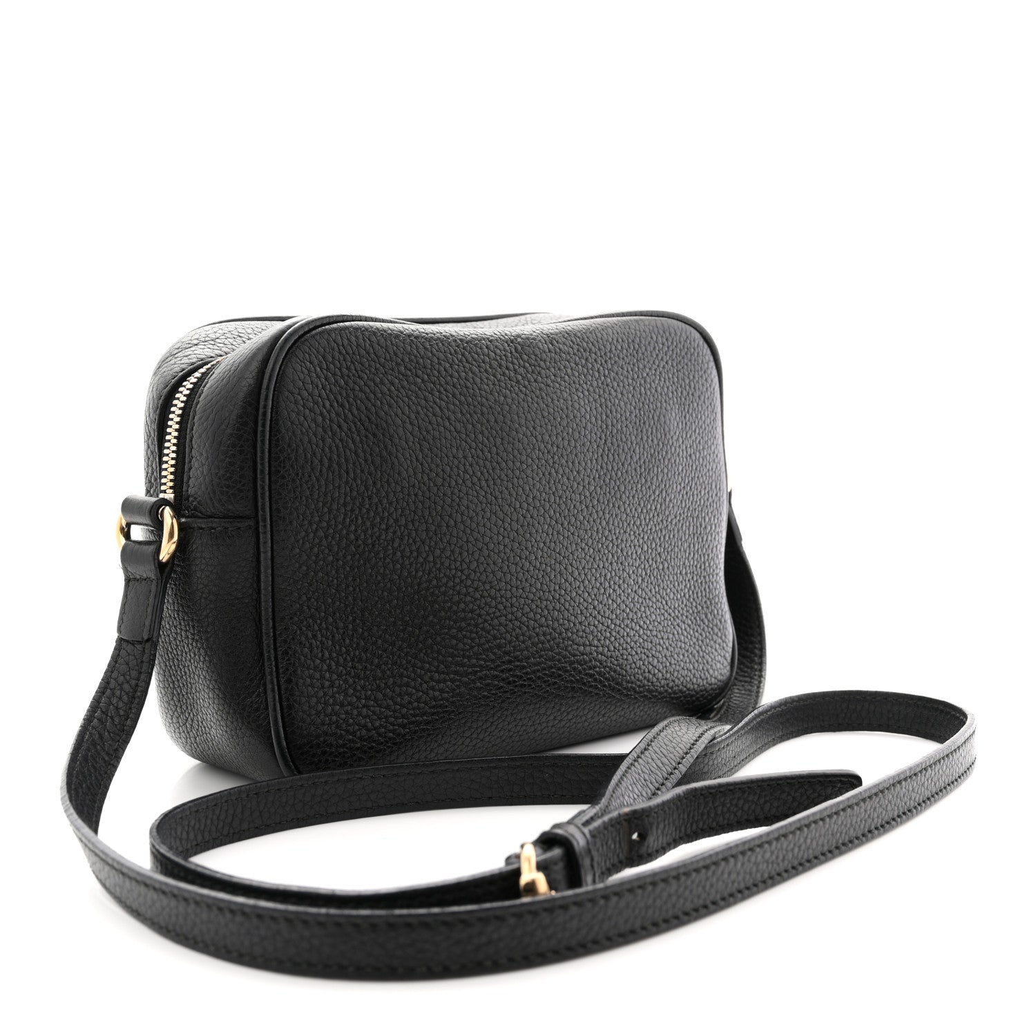 Gucci Pebbled Calfskin Small Soho Disco Bag Black