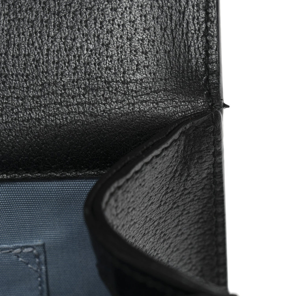 Gucci Grained Calfskin Bee Star Small Padlock Shoulder Bag Black