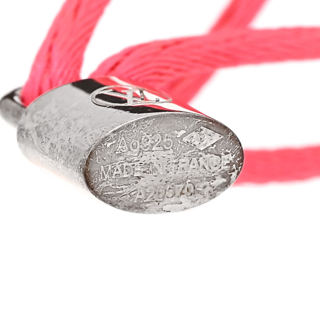 Louis Vuitton X UNICEF Sterling Silver Lockit Bracelet Freesia
