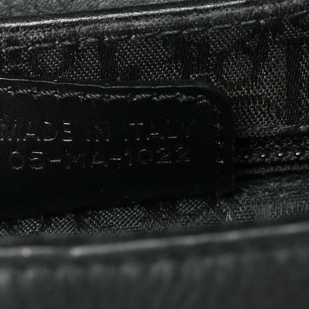Christian Dior Street Chic Columbus Ave Shoulder Bag Black