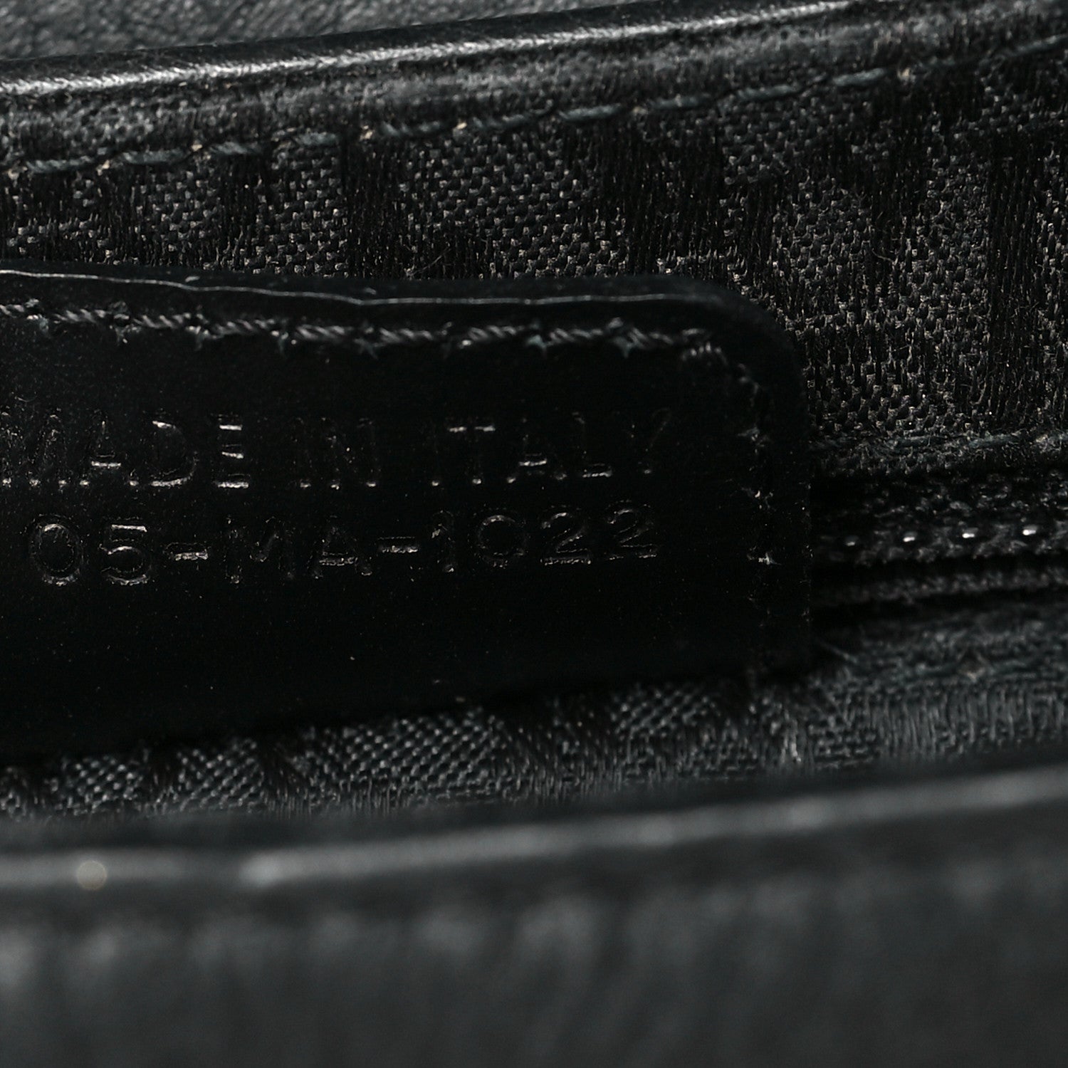 Christian Dior Street Chic Columbus Ave Shoulder Bag Black